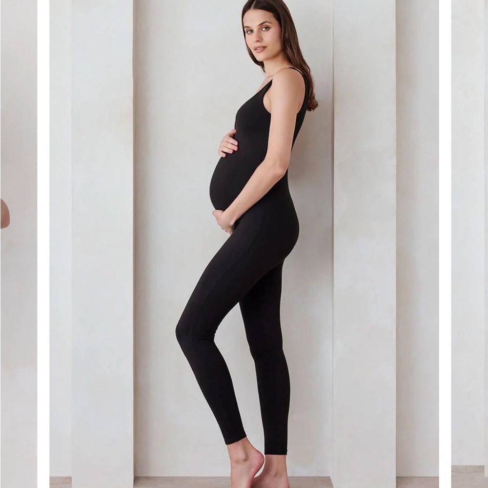 Black Lucy Maternity Bumpsuit